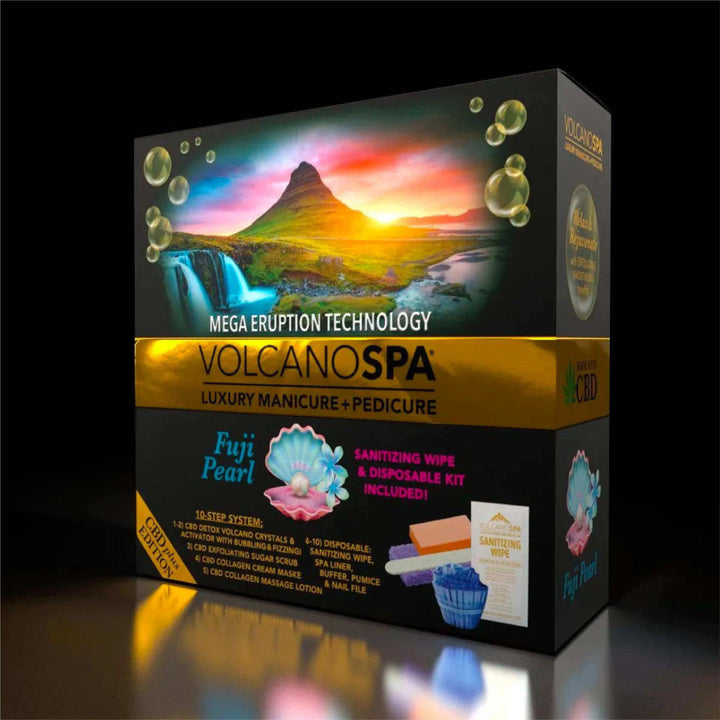 La Palm Volcano Spa 10 in 1 Pedicure - CBD+ Edition Fuji Pearl Pedicure Kit