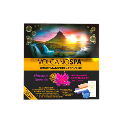 La Palm Volcano Spa 10 in 1 Pedicure - CBD+ Edition Havana Secrets Pedicure Kit