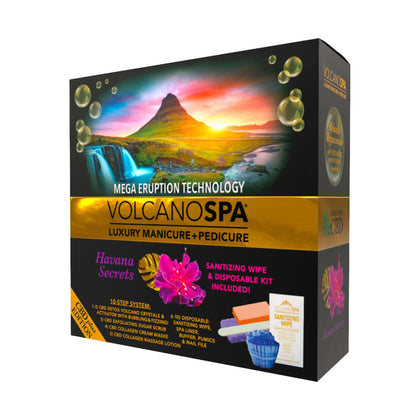 La Palm Volcano Spa 10 in 1 Pedicure - CBD+ Edition Havana Secrets Pedicure Kit