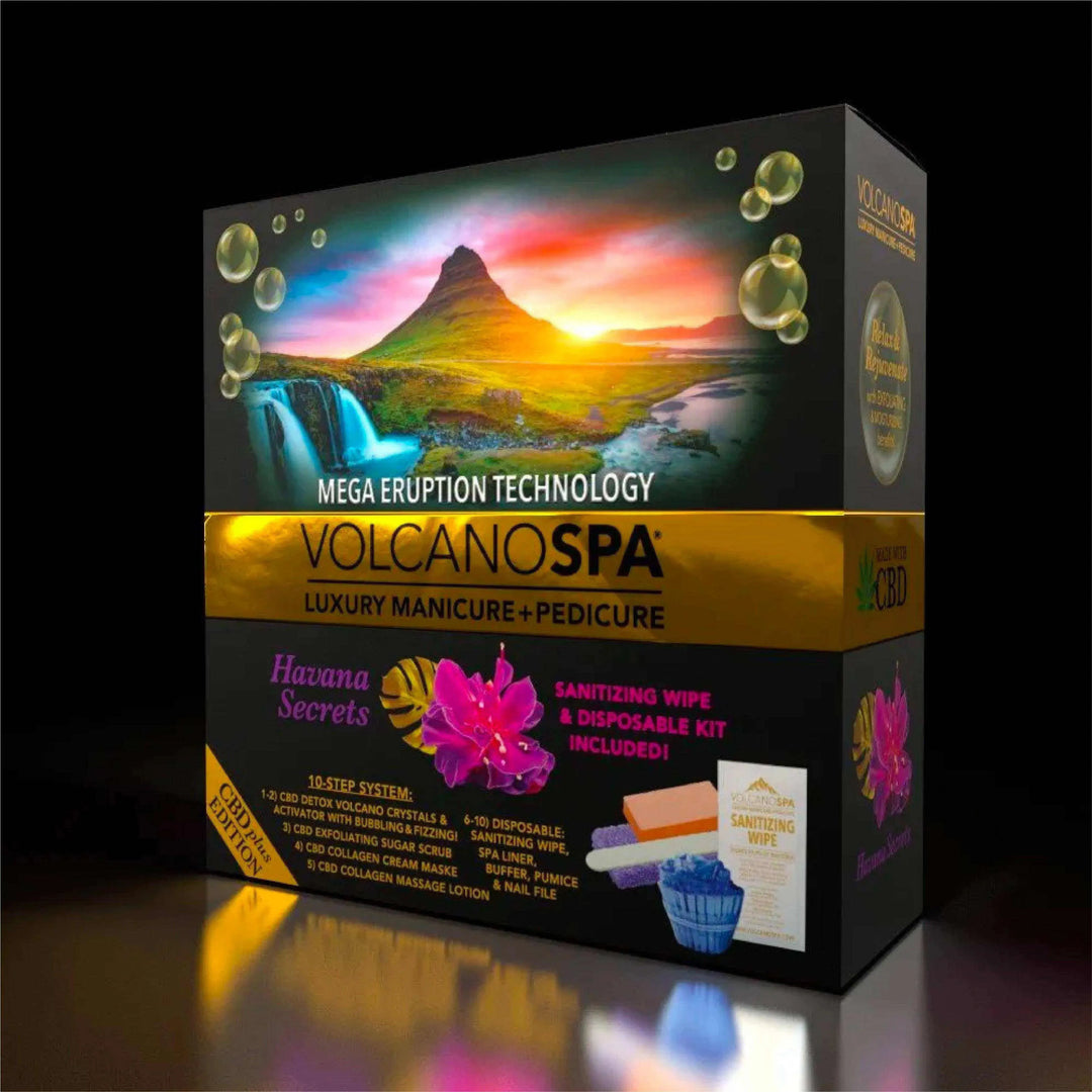 La Palm Volcano Spa 10 in 1 Pedicure - CBD+ Edition Havana Secrets Pedicure Kit