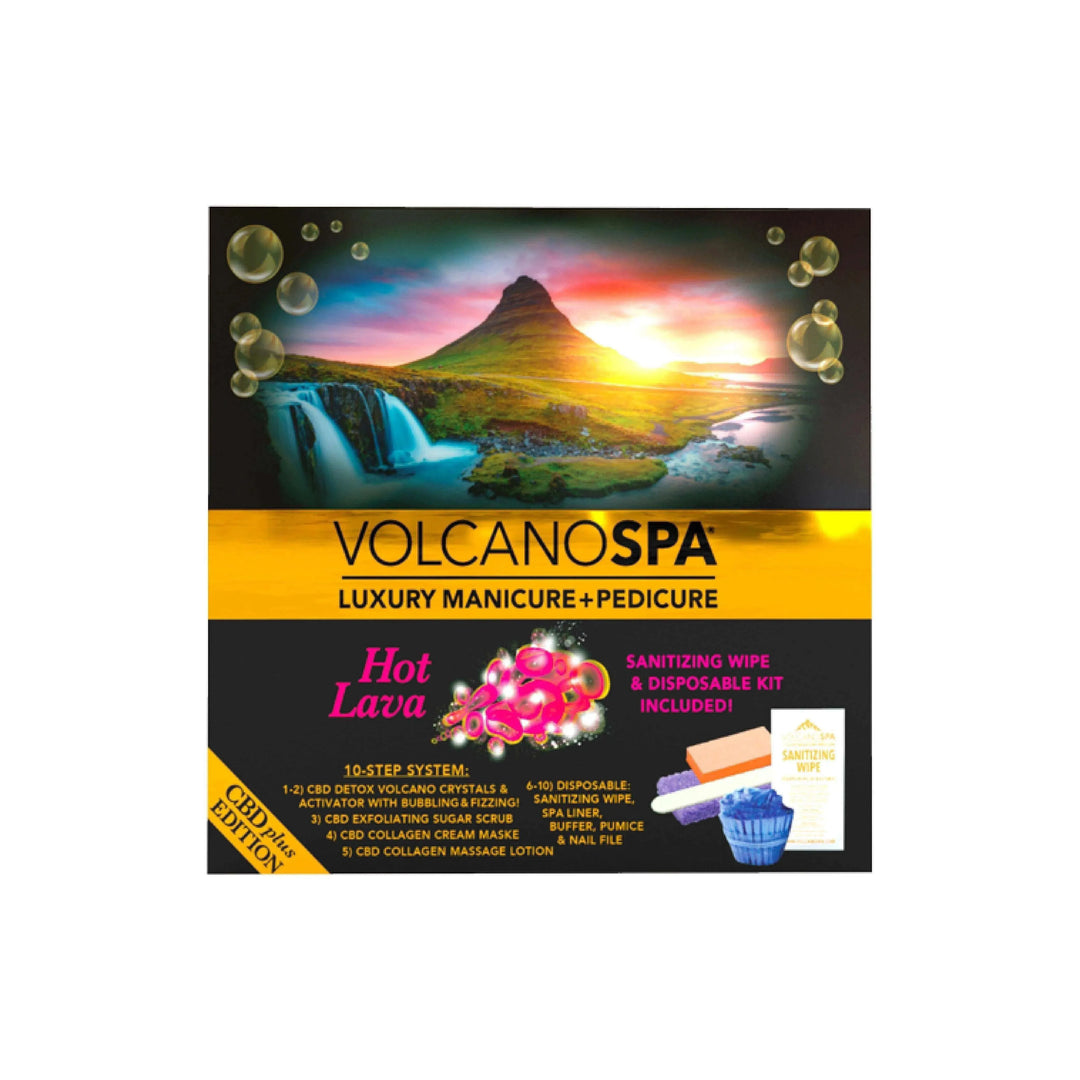 La Palm Volcano Spa 10 in 1 Pedicure - CBD+ Edition Hot Lava Pedicure Kit