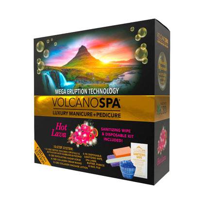 La Palm Volcano Spa 10 in 1 Pedicure - CBD+ Edition Hot Lava Pedicure Kit