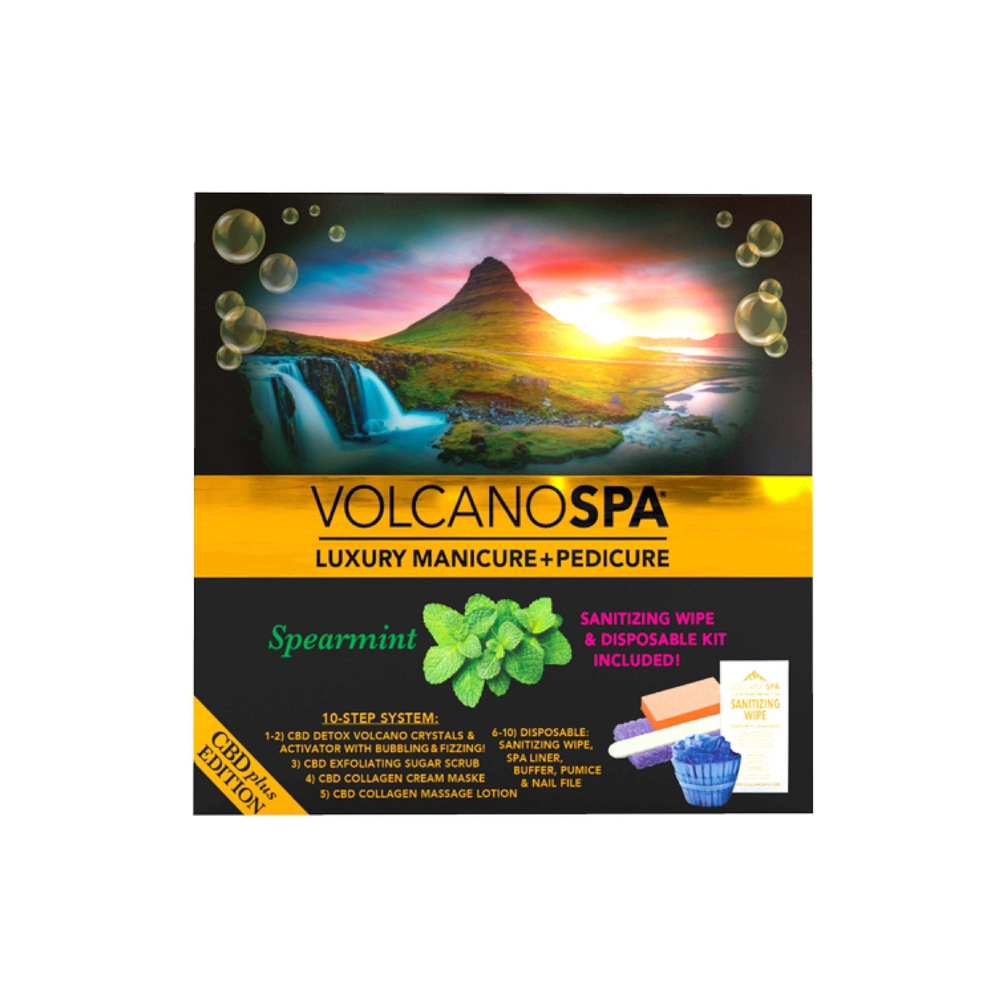 La Palm Volcano Spa 10 in 1 Pedicure - CBD+ Edition Spearmint