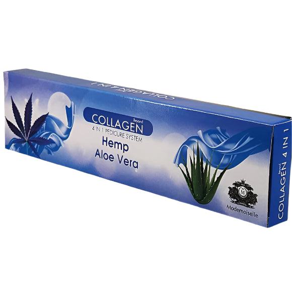 Mademoiselle Collagen Spa Pedicure 4-in-1 Kit - CBD Hemp Aloe Vera