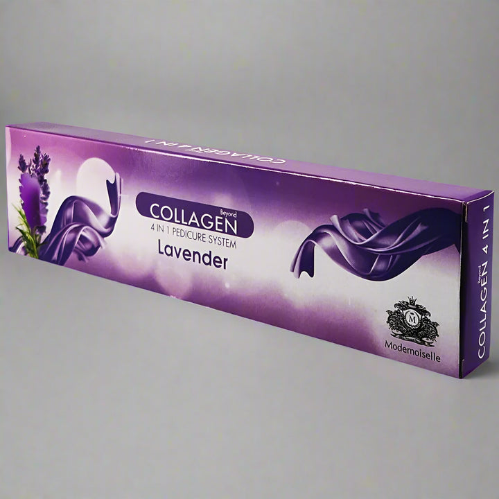 Mademoiselle Collagen Spa Pedicure 4-in-1 Kit - Lavender