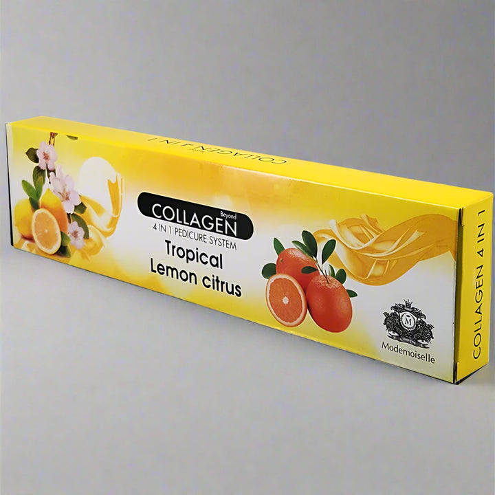 Mademoiselle Collagen Spa Pedicure 4-in-1 Kit - Tropical Lemon Citrus