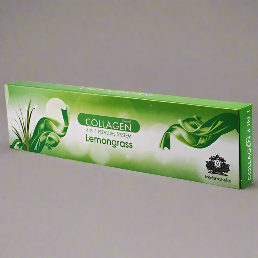 Mademoiselle Collagen Spa Pedicure 4-in-1 Kit - Lemongrass