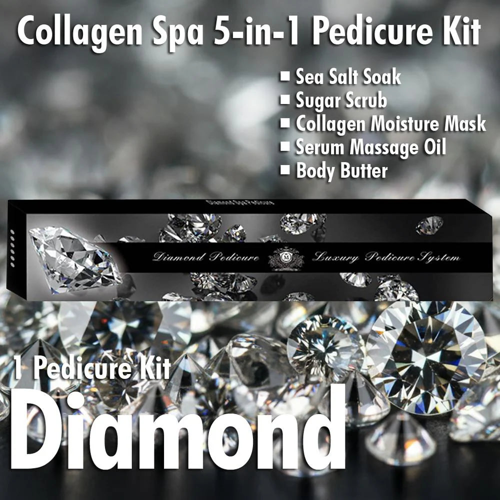 Mademoiselle Diamond Spa Pedicure Spa 5-in-1 Luxury Pedicure Kit