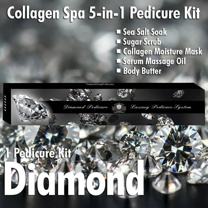Mademoiselle Diamond Spa Pedicure Spa 5-in-1 Luxury Pedicure Kit