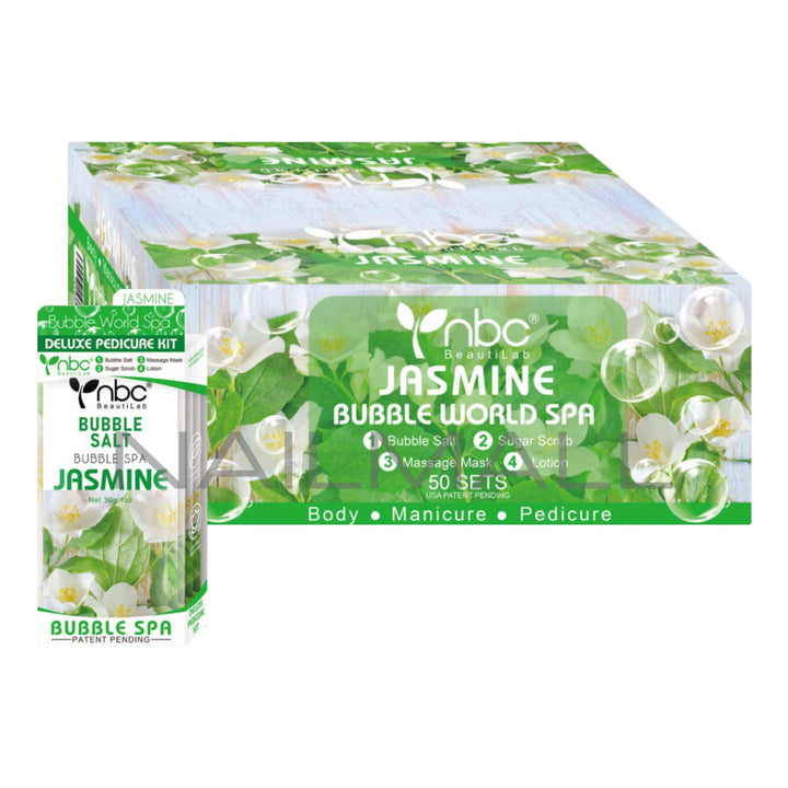 NBC BeautiLab Bubble World Spa 4-in-1 Pedicure - Jasmine Pedicure Kit