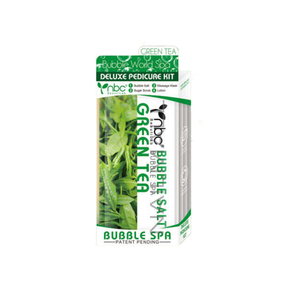 NBC Bubble World Spa 4-in-1 Pedicure - Green Tea Pedicure Kit