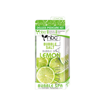 NBC Bubble World Spa 4-in-1 Pedicure - Lemon Pedicure Kit