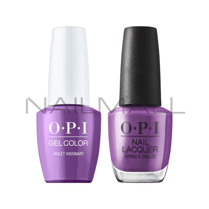 OPI	Fall 2021	DTLA	Gel Duo	Matching Gelcolor and Nail Polish	Violet Visionary	LA11