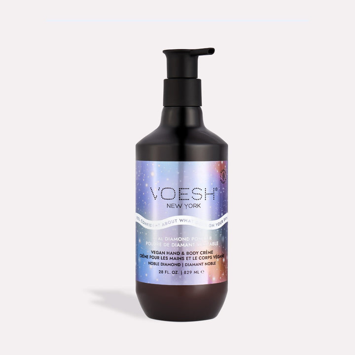 Voesh Vegan Hand & Body Creme Lotion | 24K Gold or Noble Diamond