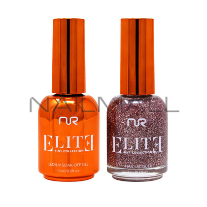 Nurevolution	Elite	Gel Duo	Rose Gold Glitter	EMGP036 