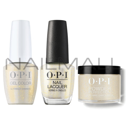 OPI Dip, Gel, Polish Trio Gliterally Shimmer #S021 OPI Your Way Collection, Spring 2024 