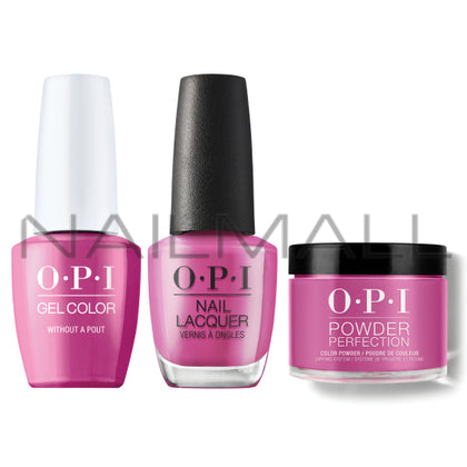 OPI Dip, Gel, Polish Trio Without a Pout #S016 OPI Your Way Collection, Spring 2024 