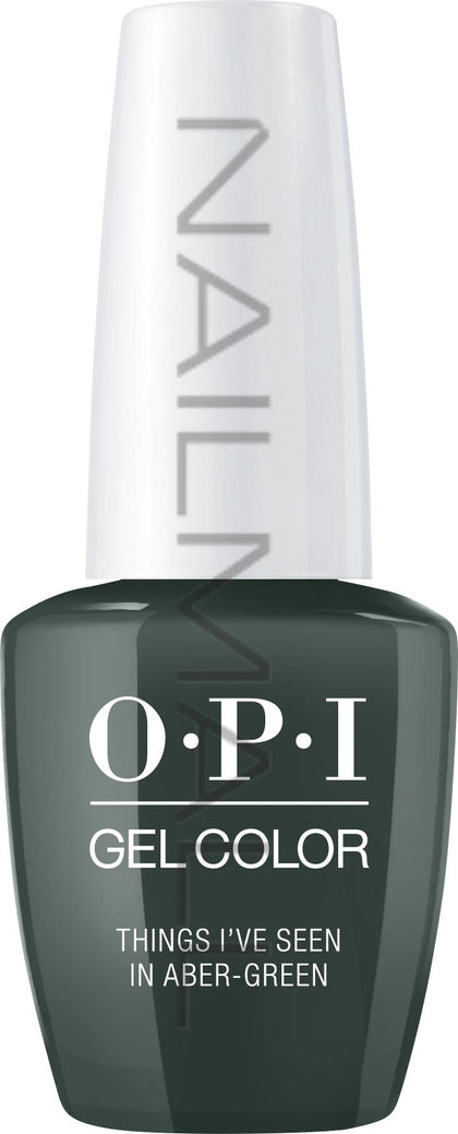 OPI	Fall 2019	Scotland	Gelcolor	Things I've Seen in Aber-green	GCU15 