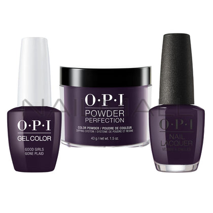 OPI	Fall 2019	Scotland	Trio Set	Good Girls Gone Plaid	U16 