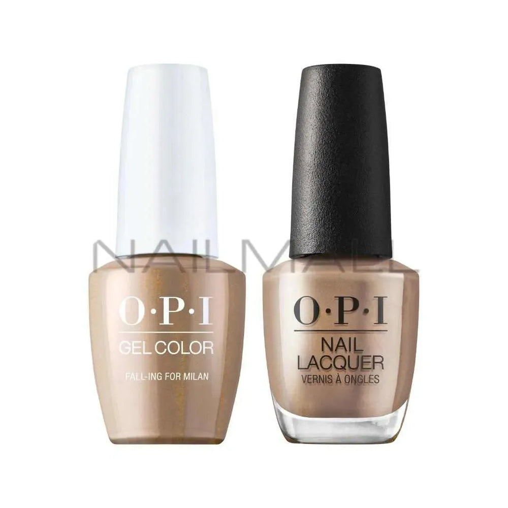 OPI	Fall 2020	Milan	Gel Duo	Matching Gelcolor and Nail Polish	Fall-Ing For Milan	MI01