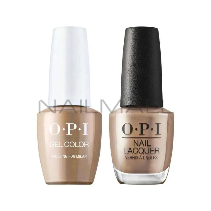 OPI	Fall 2020	Milan	Gel Duo	Matching Gelcolor and Nail Polish	Fall-Ing For Milan	MI01