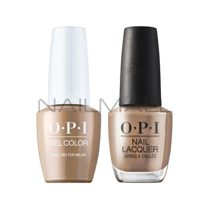 OPI	Fall 2020	Milan	Gel Duo	Matching Gelcolor and Nail Polish	Fall-Ing For Milan	MI01 