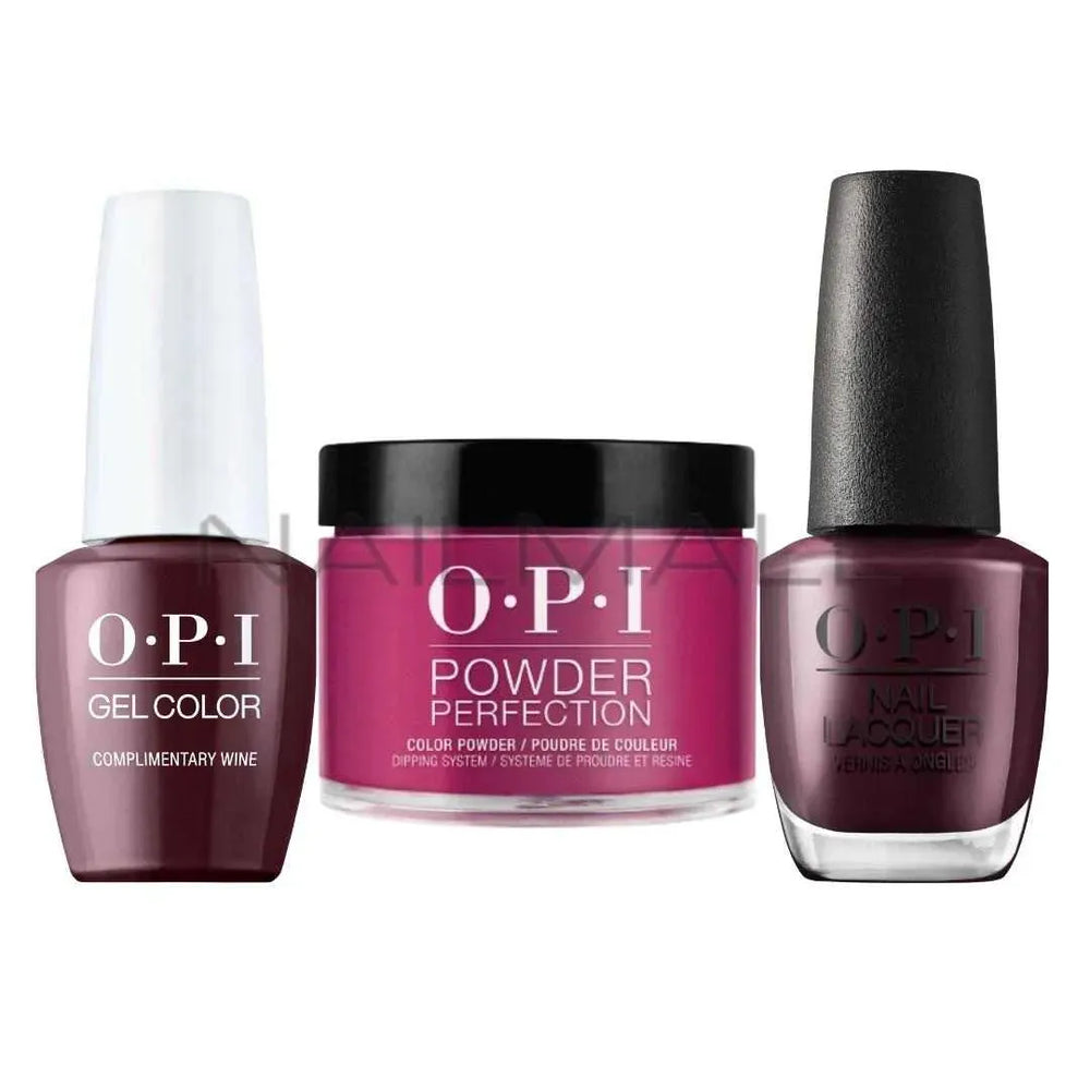 OPI	Fall 2020	Milan	Trio Set	Complimentary Wine	MI12 