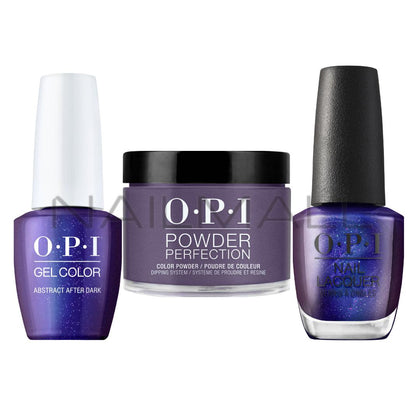 OPI	Fall 2021	DTLA	Trio Set	Abstract After Dark	LA10 