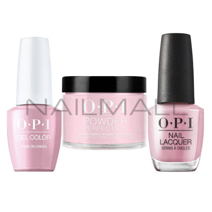 OPI	Fall 2021	DTLA	Trio Set	(P)ink on Canvas	LA03 