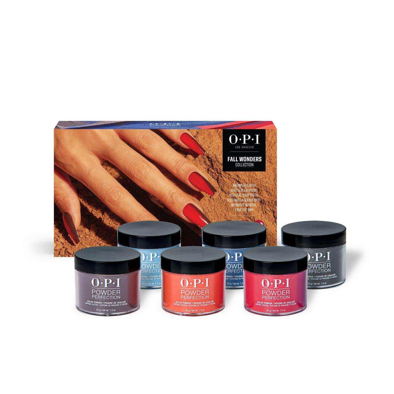 OPI Fall 2022 - Fall Wonders Collection - Powder Perfection Kit 6pc
