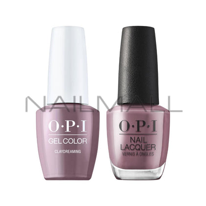 OPI	Fall 2022	Fall Wonders	Gel Duo	Matching Gelcolor and Nail Polish	Claydreaming	F002 