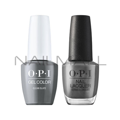 OPI	Fall 2022	Fall Wonders	Gel Duo	Matching Gelcolor and Nail Polish	Clean Slate	F011 