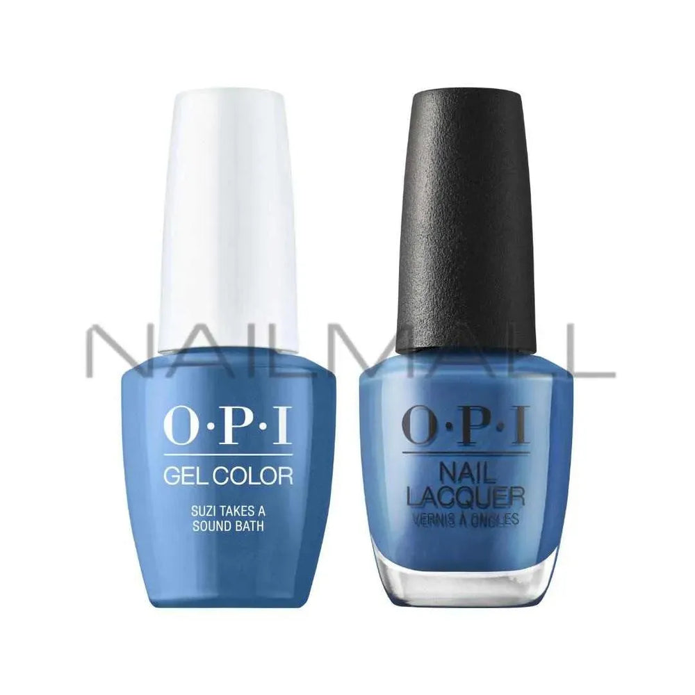 OPI	Fall 2022	Fall Wonders	Gel Duo	Matching Gelcolor and Nail Polish	Suzi Takes a Sound Bath	F008