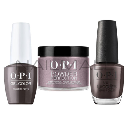 OPI	Fall 2022	Fall Wonders	Trio Set	Brown to Earth	F004 