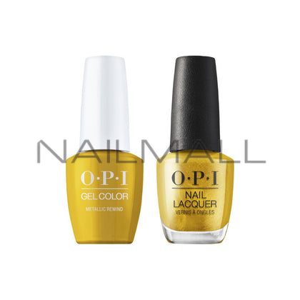 OPI	Fall 2024	Metallic Mega Mix	Gel Duo	Matching Gelcolor and Nail Polish	Metallic Rewind	F022 