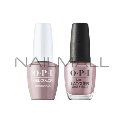 OPI	Fall 2024	Metallic Mega Mix	Gel Duo	Matching Gelcolor and Nail Polish	Supernova Pearl	F013 