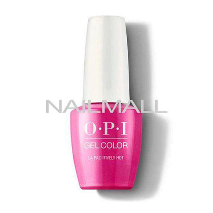 OPI GelColor - GCA20 - La Paz-itively Hot 15 mL Gel Polish