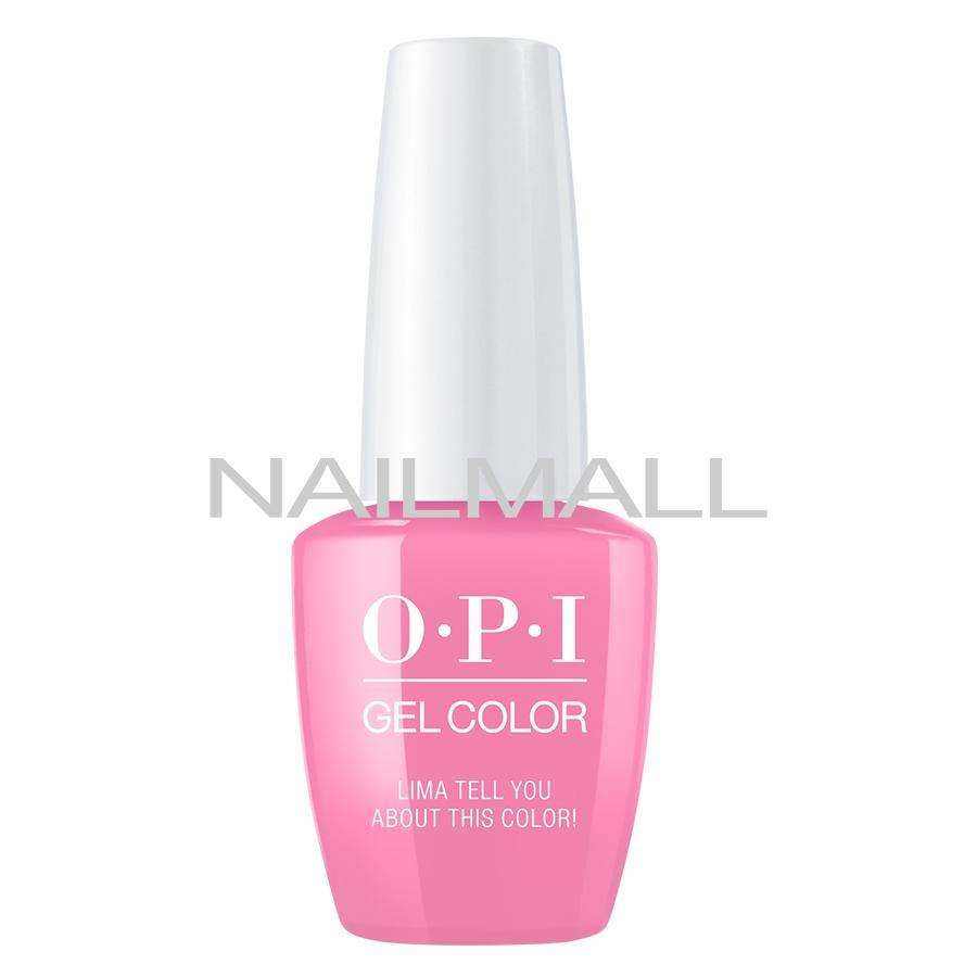 OPI GelColor - Lima Tell You About This Color! - GCP30