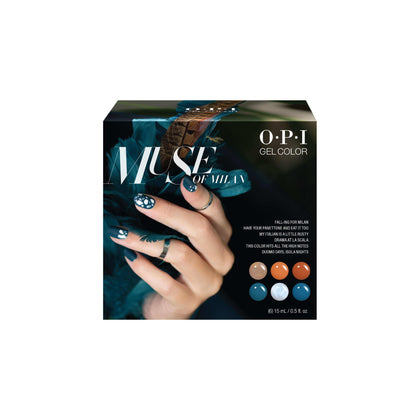 OPI GelColor - Muse of Milan Add-On Kit 1 6pc Collection