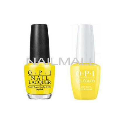 OPI Matching GelColor and Nail Polish - GNA65A - I Just Can't Cope-acabana 15mL Duo - Gel & Lacquer Combo