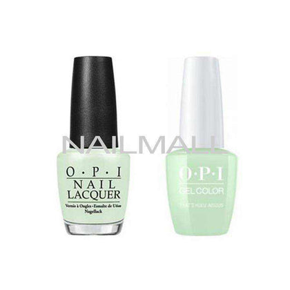 OPI Matching GelColor and Nail Polish - GNH65A - That's Hulu-arious 15mL Duo - Gel & Lacquer Combo