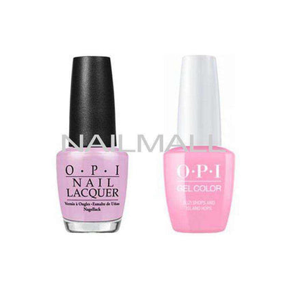 OPI Matching GelColor and Nail Polish - GNH71A - Suzi Shops & Island Hops 15mL Duo - Gel & Lacquer Combo