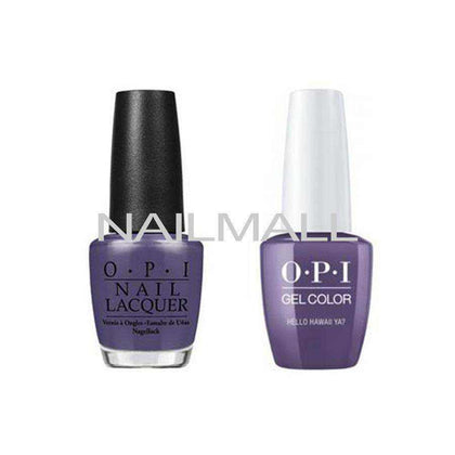 OPI Matching GelColor and Nail Polish - GNH73A - Hello Hawaii Ya? 15mL Duo - Gel & Lacquer Combo