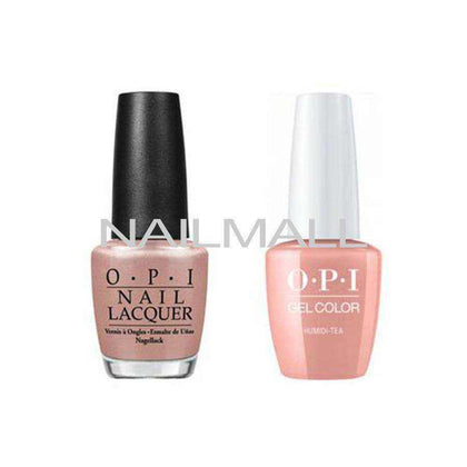 OPI Matching GelColor and Nail Polish - GNN52A - Humidi-Tea 15mL Duo - Gel & Lacquer Combo