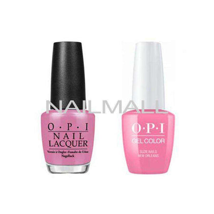 OPI Matching GelColor and Nail Polish - GNN53A - Suzi Nails New Orleans 15mL Duo - Gel & Lacquer Combo