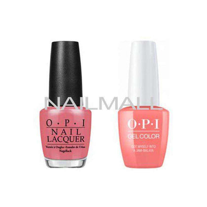 OPI Matching GelColor and Nail Polish - GNN57A - Got Myself into a Jam-balaya 15mL Duo - Gel & Lacquer Combo