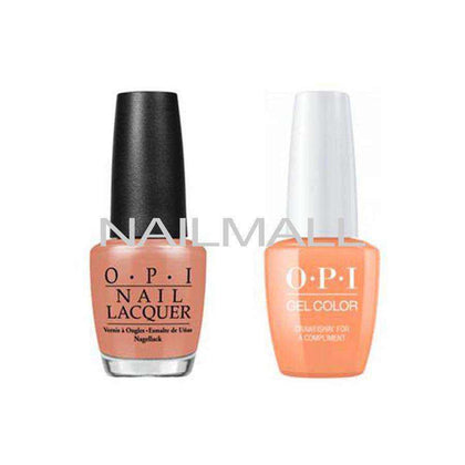 OPI Matching GelColor and Nail Polish - GNN58A - Crawfishin' for a Compliment 15mL nailmall