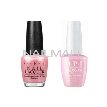 OPI Matching GelColor and Nail Polish - GNR44A - Princesses Rule 15mL Duo - Gel & Lacquer Combo