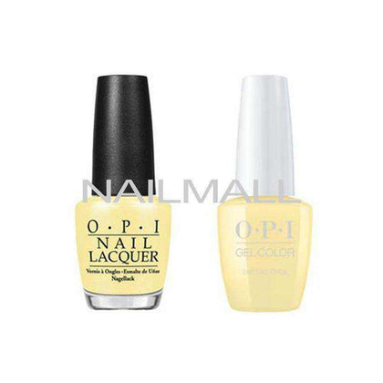 OPI Matching GelColor and Nail Polish - GNT73A - One Chic Chick 15mL Duo - Gel & Lacquer Combo