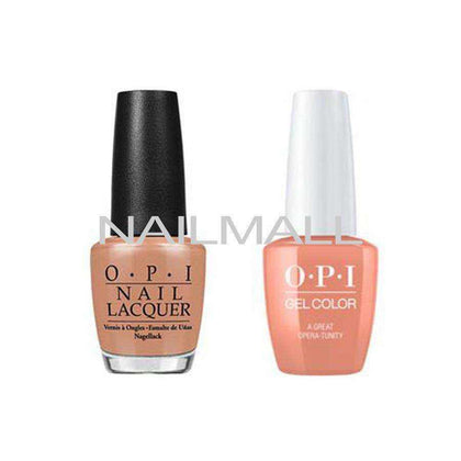 OPI Matching GelColor and Nail Polish - GNV25A - A Great Opera-tunity 15mL Duo - Gel & Lacquer Combo